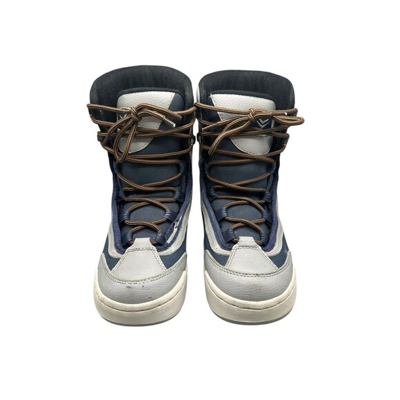 Vision Snowboard Boots Woman’s US 6 Gray & Blue Lace Up Snow Outdoor - Picture 4 of 7